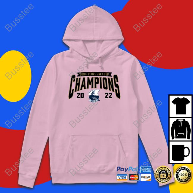 Argos New Era Men's 2022 Grey Cup Champs Shirt Real Sports Apparel Realsports Shop