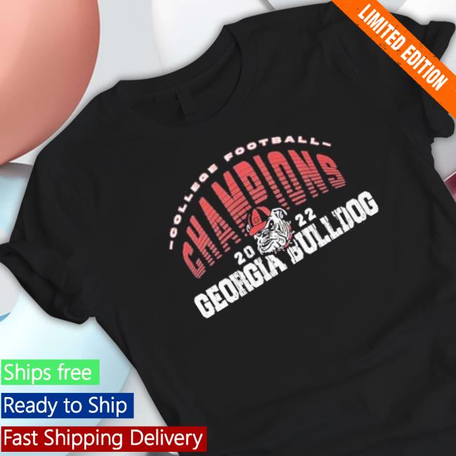 College Football Champions 2022 Georgia Bulldog Sweaters College Football Champions 2022 Georgia Bulldog Tee Shirt