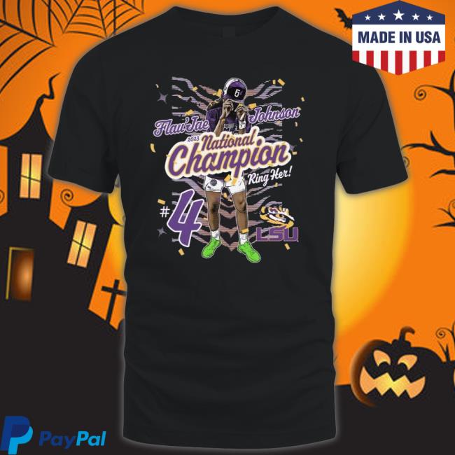 Flau’Jae Johnson 2023 National Champion Ring Her shirt