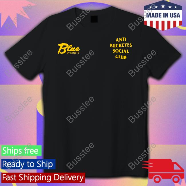 Anti Buckeyes Social Club Champion Funny T Shirt