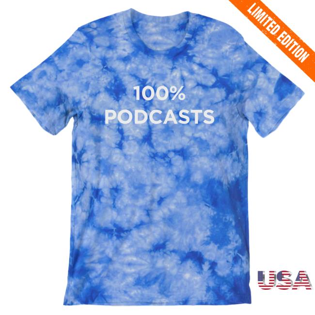 Official Mcelroy Merch Tie-Dye 100% Podcasts Tie Dye Tshirt McelroyMerch