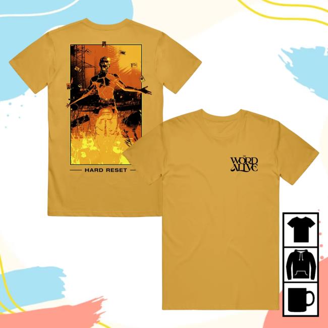 Official Merch Now The Word Alive Threshold Mustard Popover Shirt MerchNow