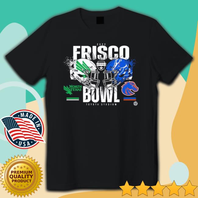 North Texas Vs Boise State 2022 Frisco Bowl Hooded Sweatshirt