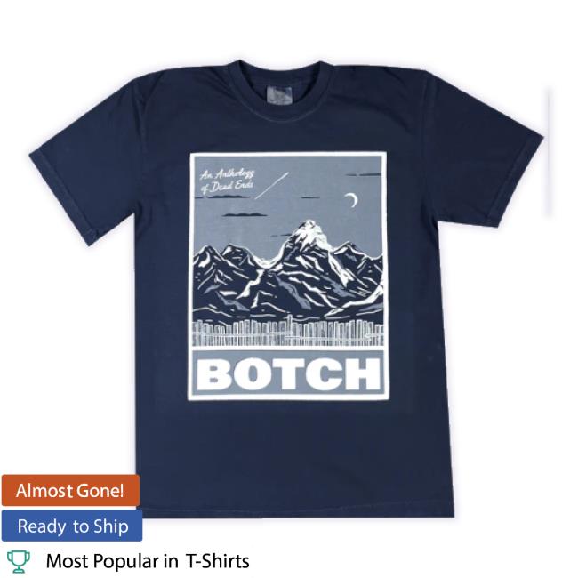 Official Hello Merch Store Botch An Anthology Of Dead Ends Navy T-Shirt (Comfort Colors) Hellomerch Shop