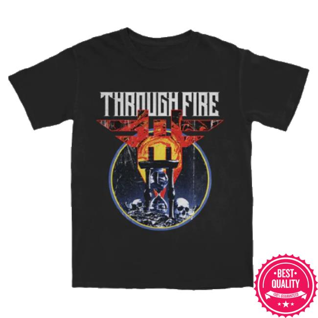 Trending Sumerian Records Merch Store Through Fire - Hour Glass Black Shirt Sumerianrecords Shop