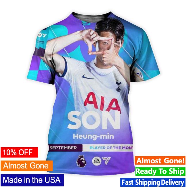Premier League Son Heung-Min Player Of The Month September Ea Sports Fc 3D Sweaters