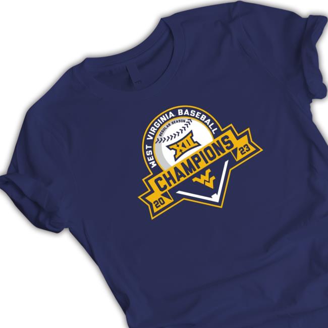 Wvu Baseball 2023 Big 12 Regular Season Champions shirt, hoodie, tank top, sweater and long sleeve t-shirt