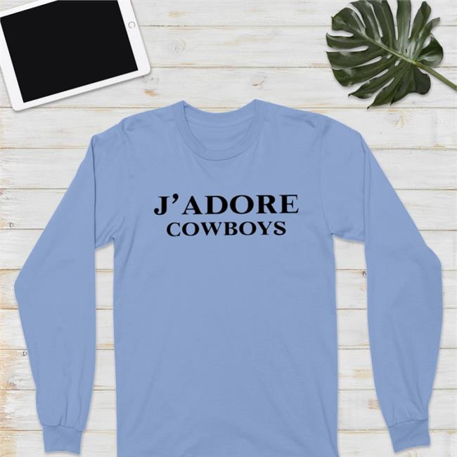 Kendall Jenner Models Wearing J' Adore Cowboys Tee Shirt