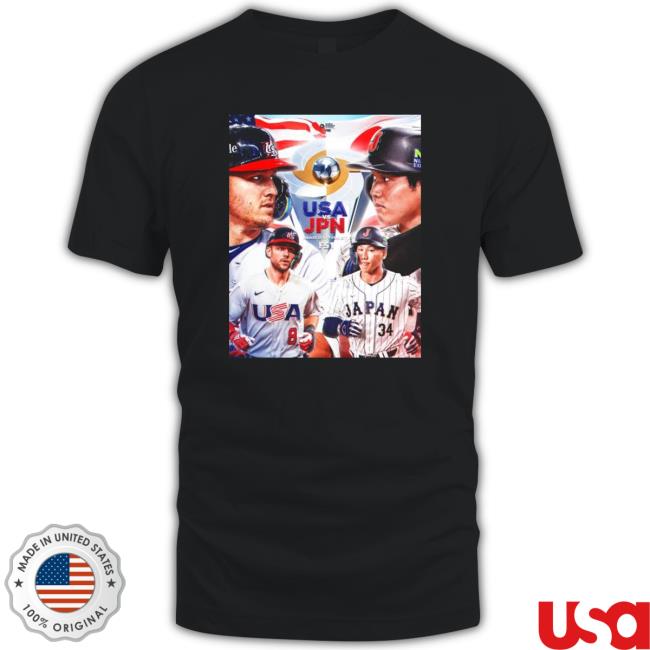 Usa Vs Japan Baseball 2023 World Baseball Classic Championship Matchup shirt