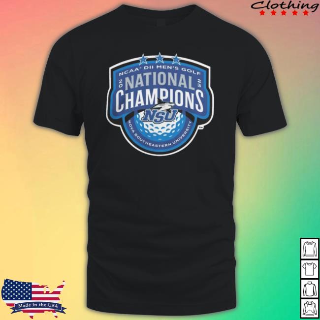 Southeastern University 2023 D2 M Golf National Champs Sst Shirt