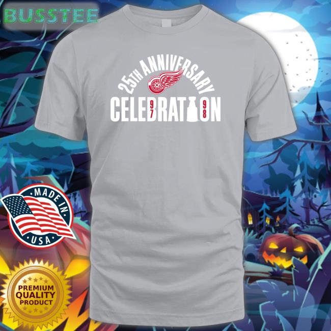 Detroit Red Wings 25Th Anniversary Celebration Hoodie