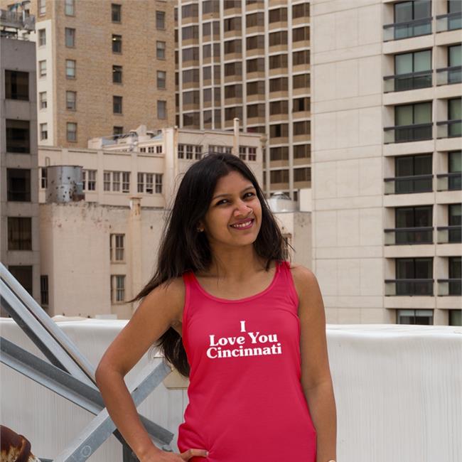 I Love You Cincinnati Shirt Notsocooljules