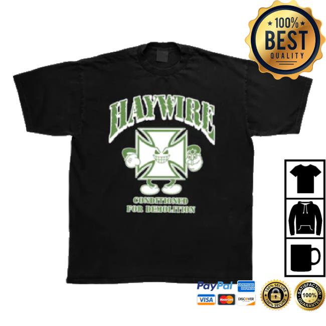 Trending Daze-Style Merch Store Haywire - Conditioned For Demolition Sweaters Daze-Style Shop