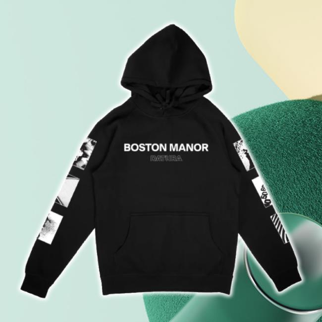 Official Boston Manor Merch Store Datura Black Long Sleeve Tee Bandtshirts Shop