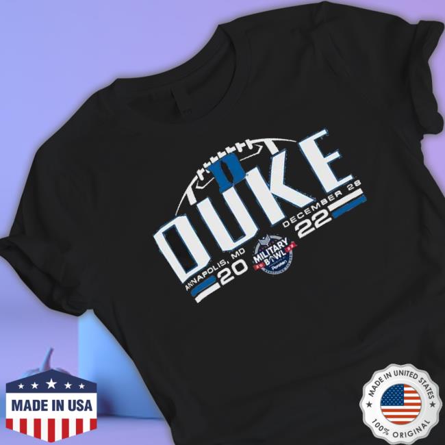 Duke Blue Devils 2022 Military Bowl Bound T-Shirt