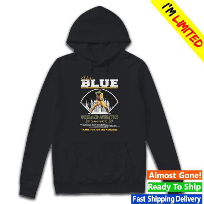 Vida Blue Oakland Athletics 1969 – 1977 Thank You For The Memories Signature shirt, hoodie, tank top, sweater and long sleeve t-shirt