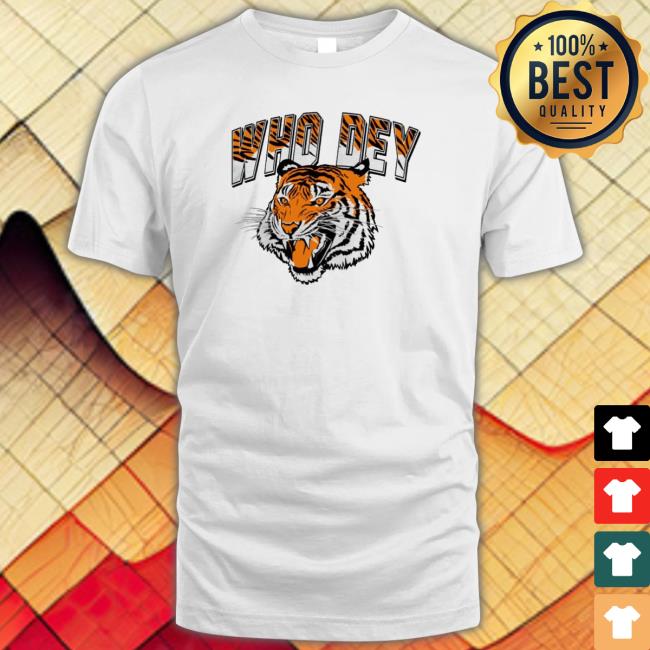 Who Dey Cincinnati Bengals Football Tee Shirt