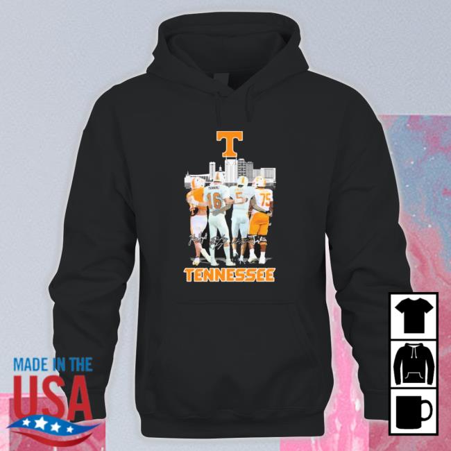 Tennessee Volunteers Skyline Team Players Signatures Sweatshirt