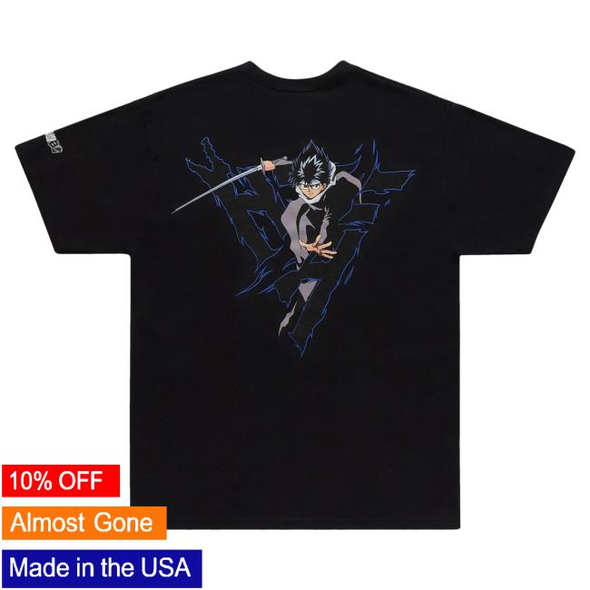 Official Hypland Clothing Merch Store Hypland Yyh Hiei Break Through New Shirt (Black)