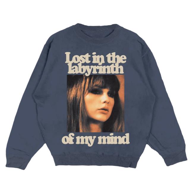 Official Taylor Swift Merch Store Lost In The Labyrinth Of My Mind Long Sleeve Hot Shirt TaylorSwift Apparel Clothing Shop