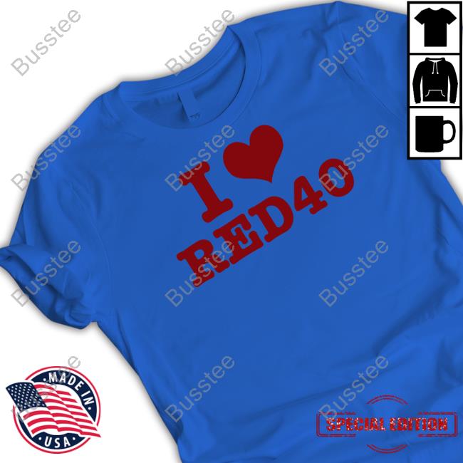 Cryingintheclub I Love Red 40 Long Sleeve T Shirt