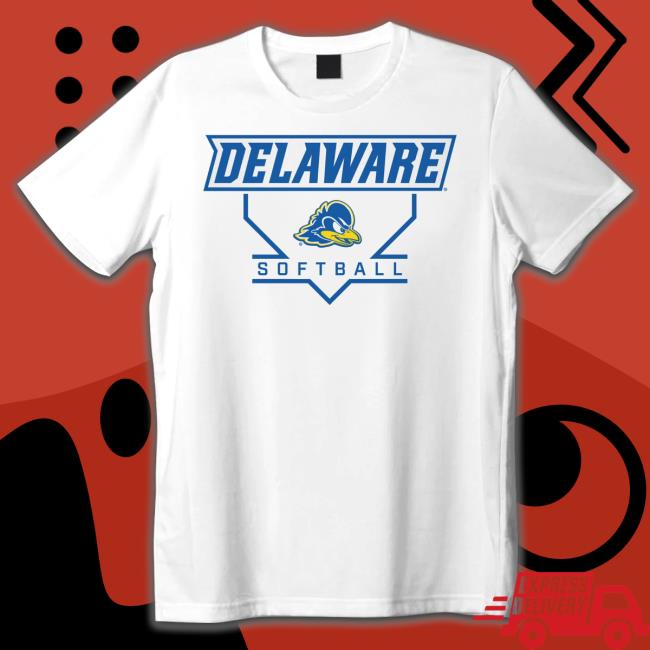 Delaware Blue Hens Homeplate Softball shirt