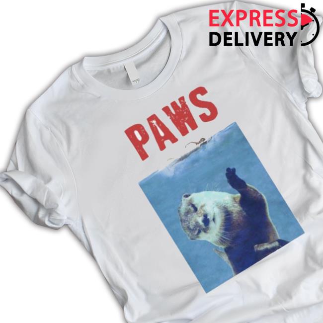 Official Jaws Paws Otter Crewneck Sweatshirt Official Jaws Paws Otter Hooded Sweatshirt