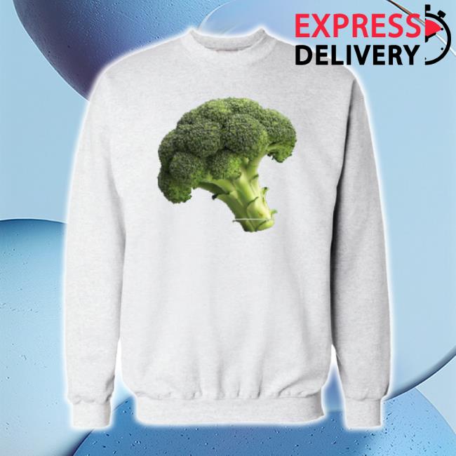 Trending Colored Threads Merch Store Broccoli Crewneck T-Shirt Screenprinted Coloredthreads Shop