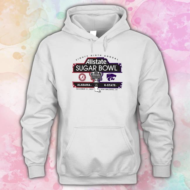 Official Allstate Sugar Bowl 89Th Annual K-State Vs Alabama December 31, 2022 New Orleans Shirts