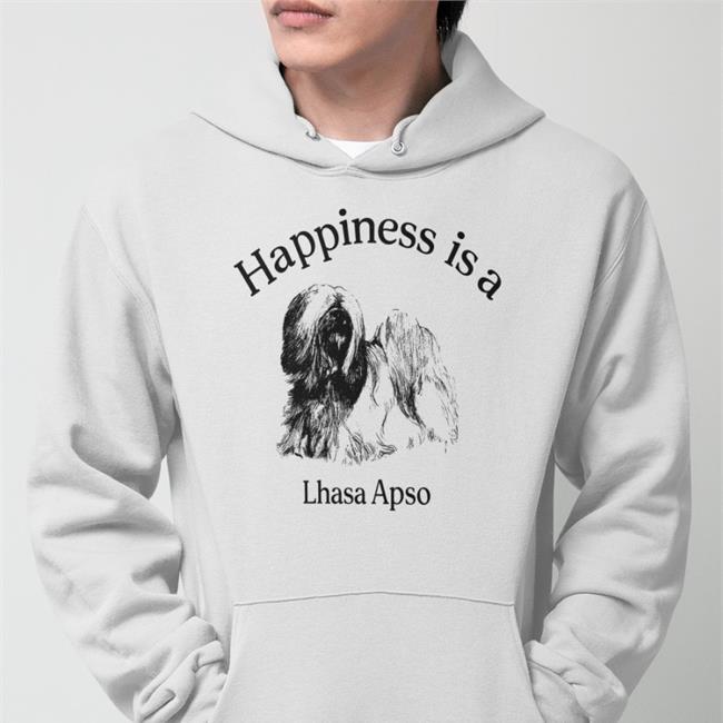 Happiness Is A Lhasa Apso Shirt Teamsesh Bones