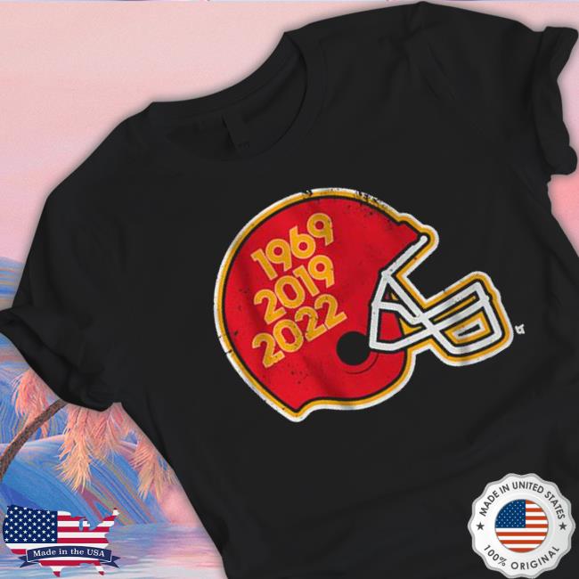 3X Kansas City Chiefs Glory Years 1969 2019 2022 Hooded Sweatshirt