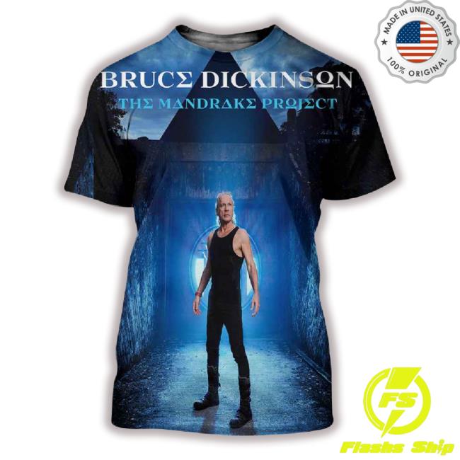 Bruce Dickinson New Solo Album The Mandrake Project To Be Released 2024 3D T-Shirt