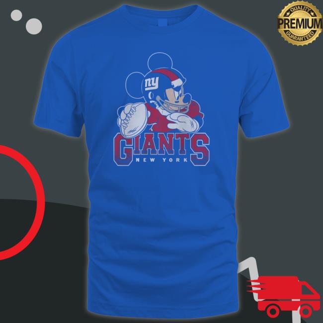 New York Giants Mickey At Quarterback Disney Vintage Football Classic shirt