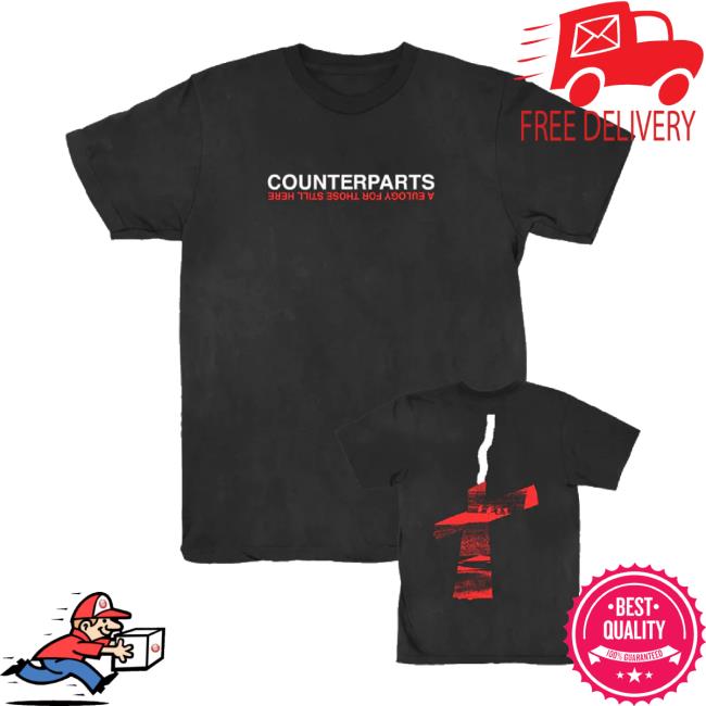 Official Dine Alone Store Merch Counterparts A Eulogy For Those Still Here Cross Shirt Dinealonestore Shop