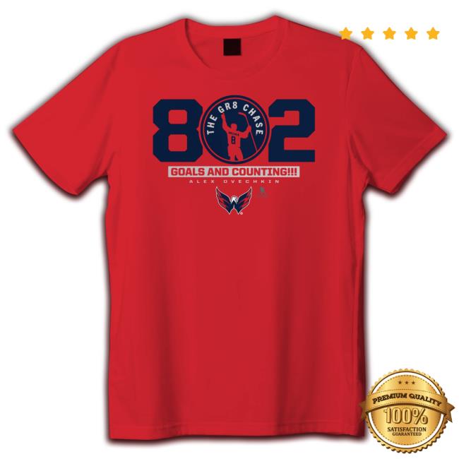 Alexander Ovechkin Washington Capitals Fanatics Branded The Gr8 Chase T-Shirt