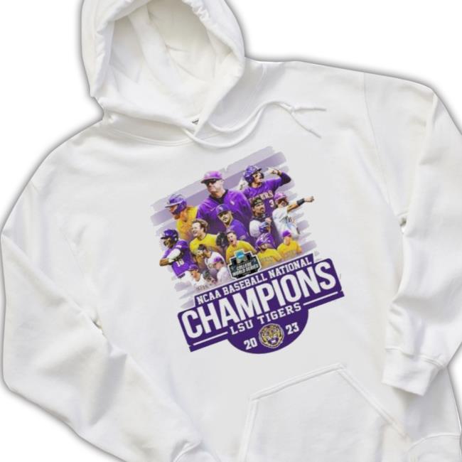 Ncaa Baseball National Champions Lsu Tigers 2023 Team Shirt