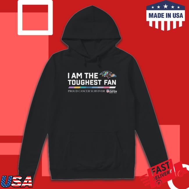 Baltimore Ravens I Am The Toughest Fan Proud Cancer Survivor Sweatshirt