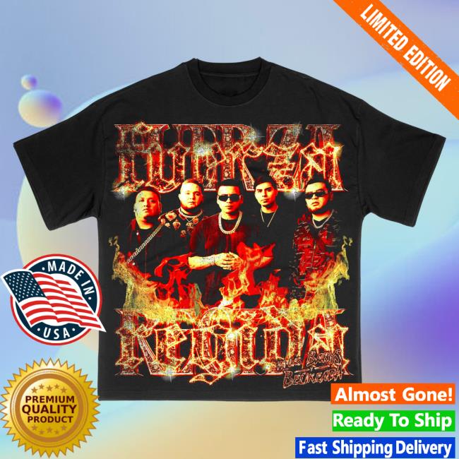 Official Fuerza Regida Clothing Merch Store Shop Fuerza Regida Pa Las Babys Y Belikeada - Black Tee FuerzaRegida