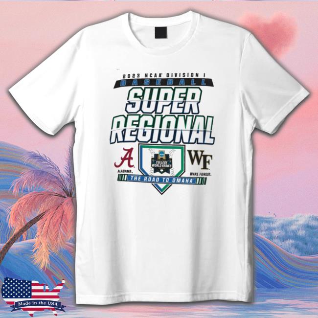Original 2023 Ncaa Division I Baseball Super Regional Alabama Vs Wake Forest Demon Matchup shirt, hoodie, tank top, sweater and long sleeve t-shirt