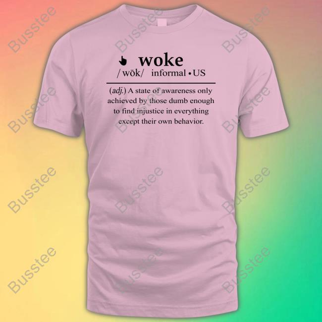 Woke Informal Us Definition Long Sleeve Tee