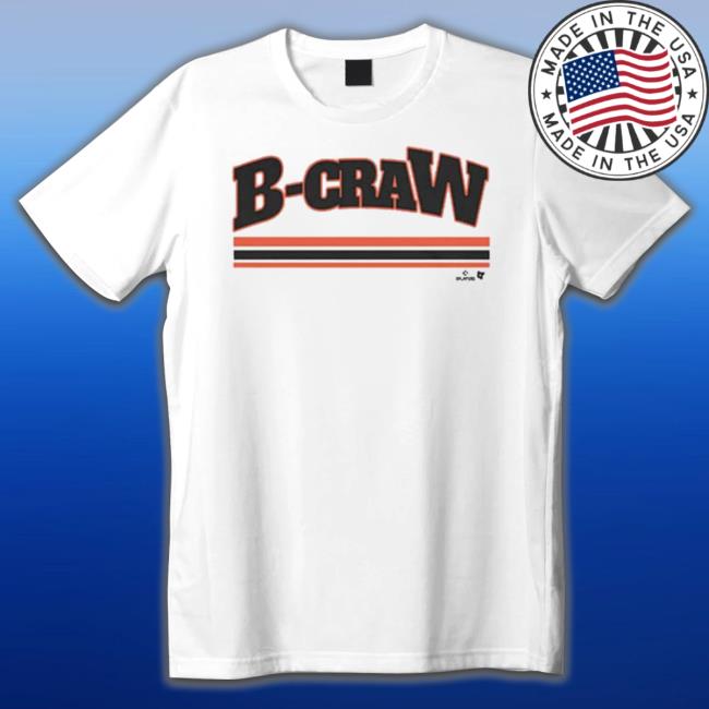 Brandon Crawford San Francisco Text shirt