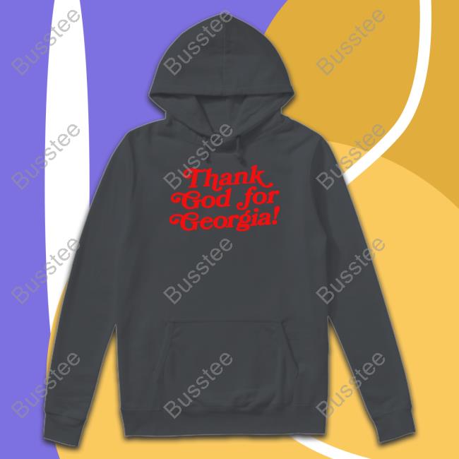 Trae Young Wearing Thank God For Georgia Hooded Sweatshirt
