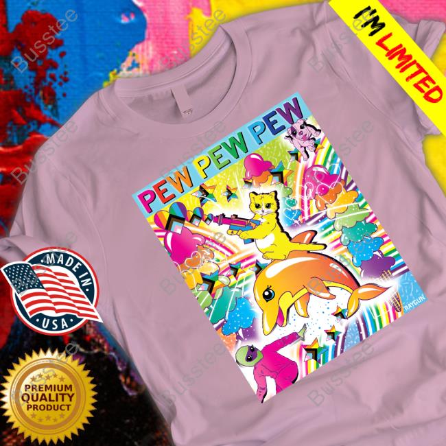 Raygun Pew Pew Pew Full Color T-Shirt