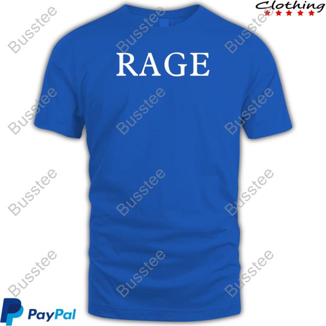 Official Rage Shirt Paramore's Wearing Rage Hoodie