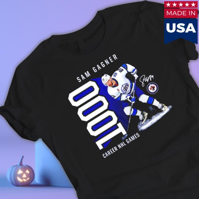 Sam Gagner Winnipeg Jets 1000 Career Games Hoodie