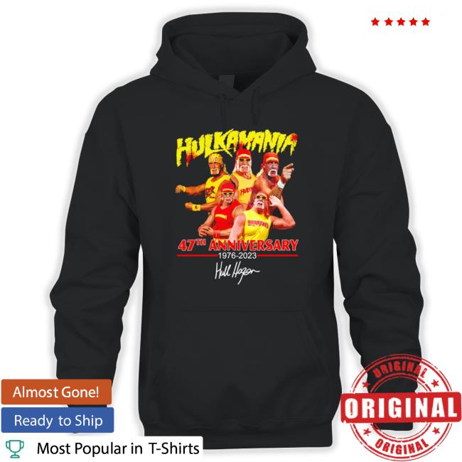 Hulkamania 47Th Anniversary 1976-2023 Signature Legend Signature 2023 Tee
