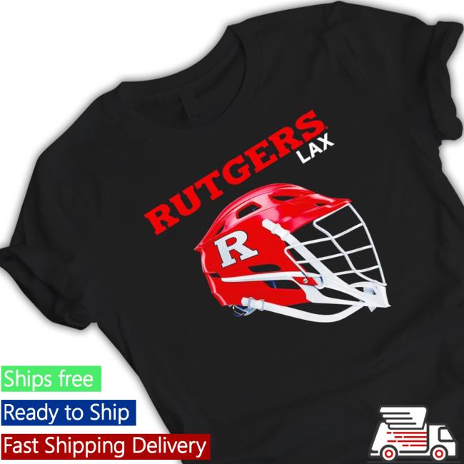 Rutgers Scarlet Knights Lacrosse Helmet Crewneck Sweatshirt