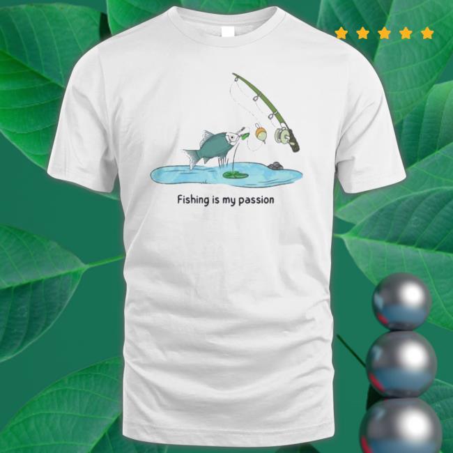 Fishing Is My Passion Throw Pillow Nessa Barrett Shirt