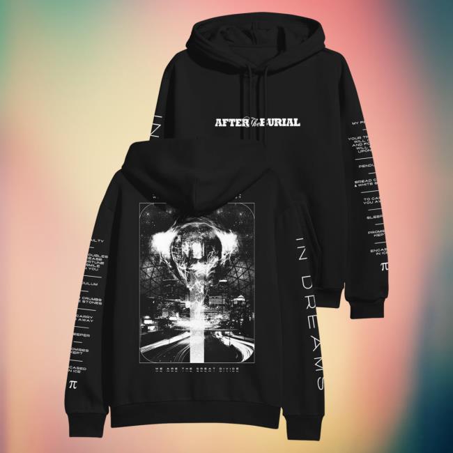 Official After The Burial Merch Tracklist Black Pullover Sweatshirt
