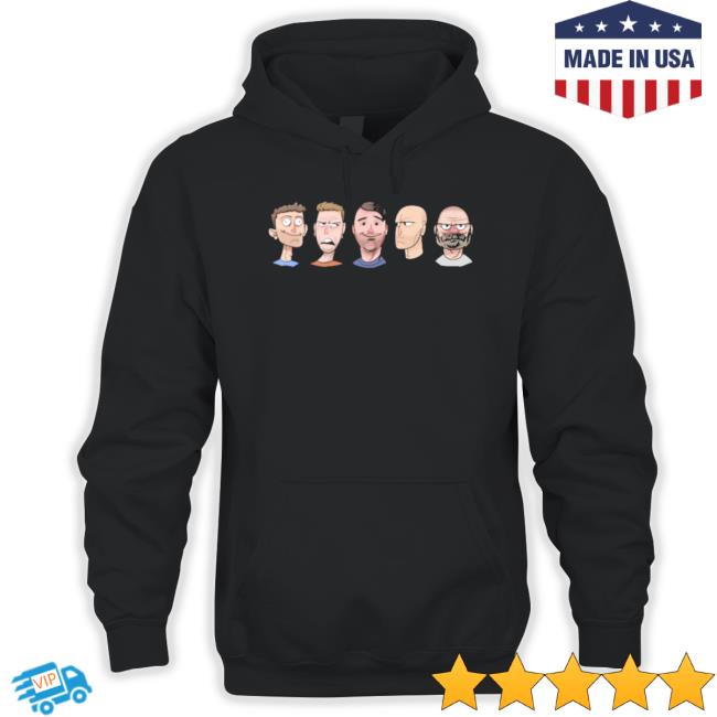 Neebs Gaming Merch Neebs Gaming Caricatures Long Sleeve Shirt
